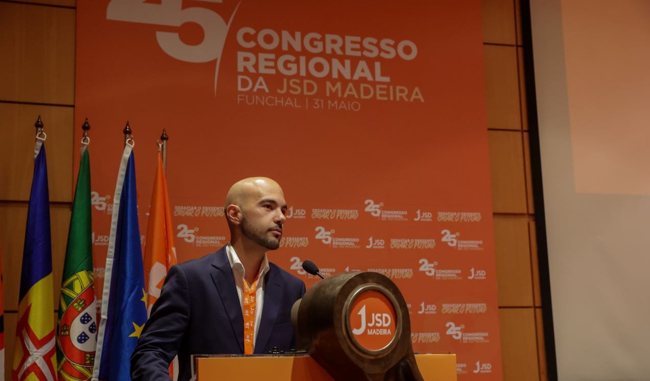 CONGRESSO JSD - Francisco Gonçalves acredita numa Região “mais justa, mais jovem e mais preparada”